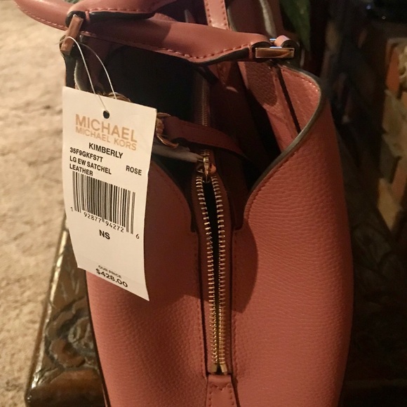 Michael Kors Kimberly Large EW Rose New - Picture 10 of 11